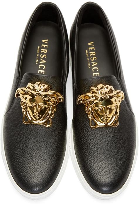 men black versace shoes|Versace shoes men on sale.